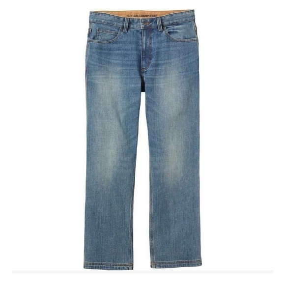 Duluth Trading Co Men’s Flex Ballroom Blue Relaxed Fit Jeans Size 35/30 Classic - Picture 4 of 6
